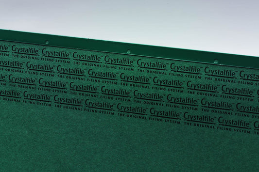 Rexel Crystalfile Classic A4 Suspension File Manilla 15mm V Base Green (Pack 50) 78045 - NWT FM SOLUTIONS - YOUR CATERING WHOLESALER