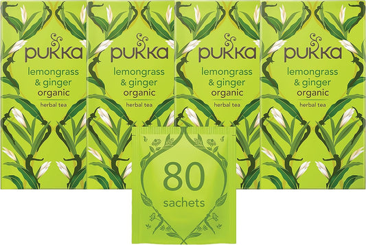 Pukka Tea Lemongrass & Ginger Envelopes 20's - NWT FM SOLUTIONS - YOUR CATERING WHOLESALER