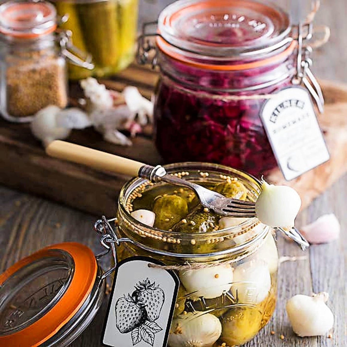 Kilner CLIP TOP ROUND Jar 0.5 Litre