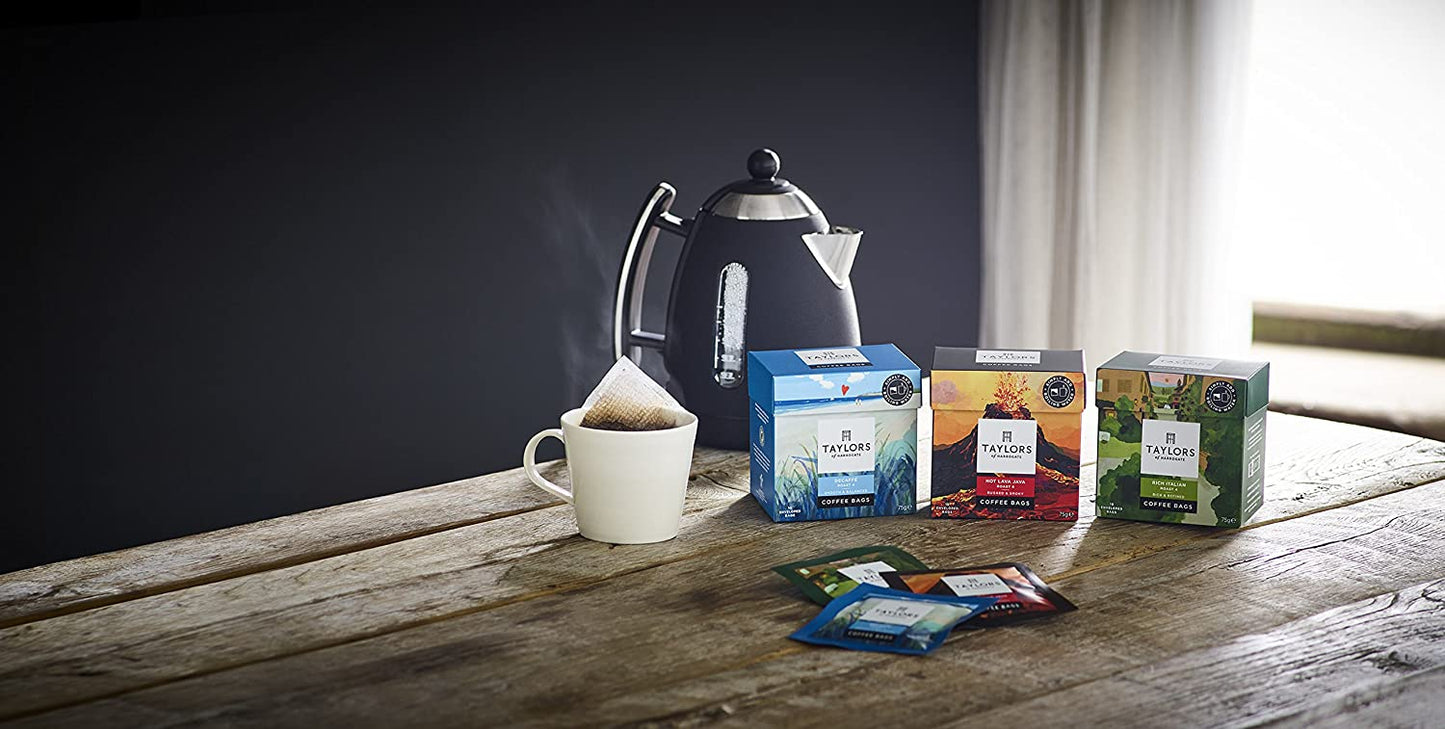 Taylors of Harrogate Hot Lava Java Coffee Bags Pack 10s