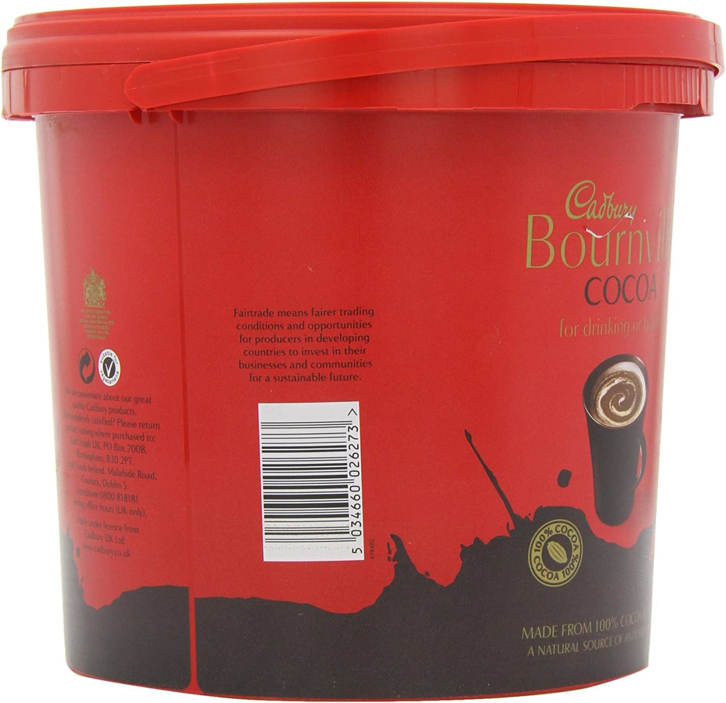 Cadbury Bournville Cocoa 1.5kg Pail