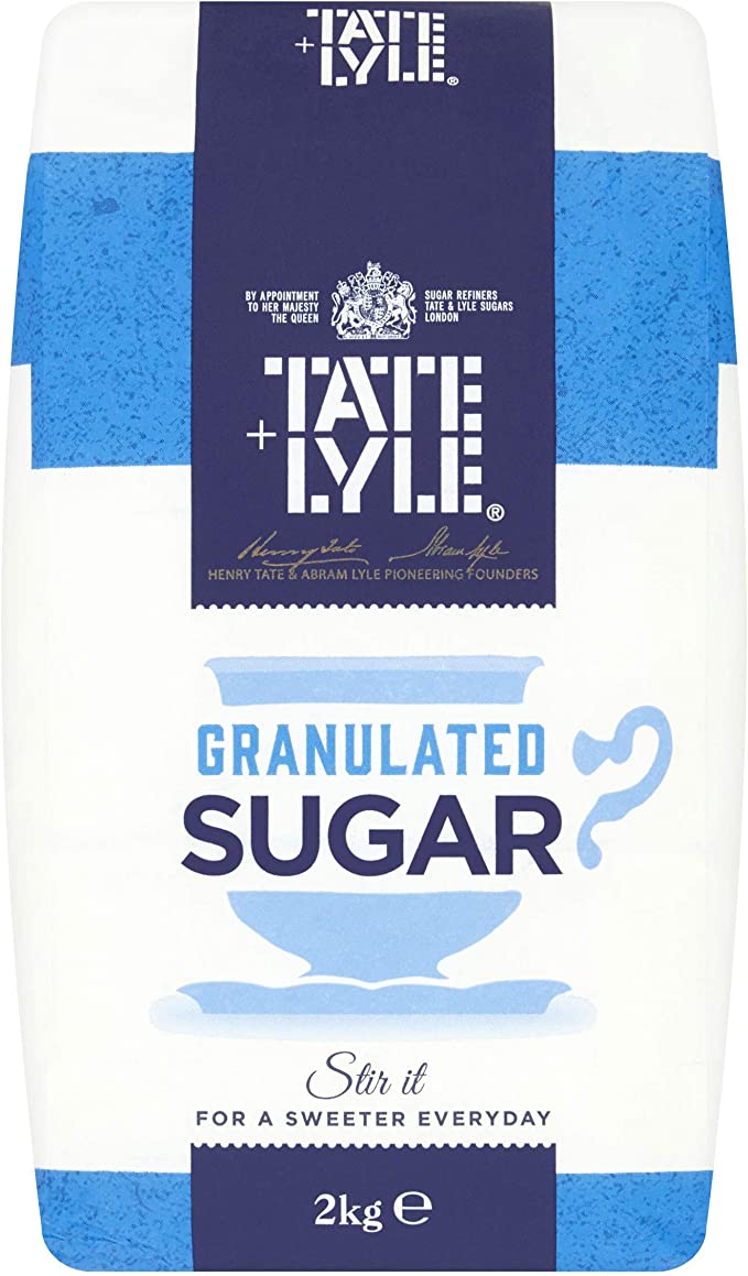 Tate & Lyle 2kg Granulated Sugar Paper Bag