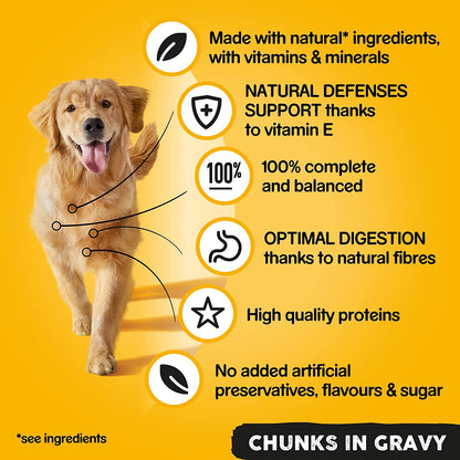 Pedigree Dog Tins Mixed Selection in Gravy 6x400g