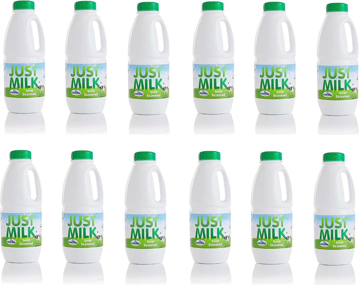 Candia Semi Skimmed JUST MILK Bottles (6 x 1L)