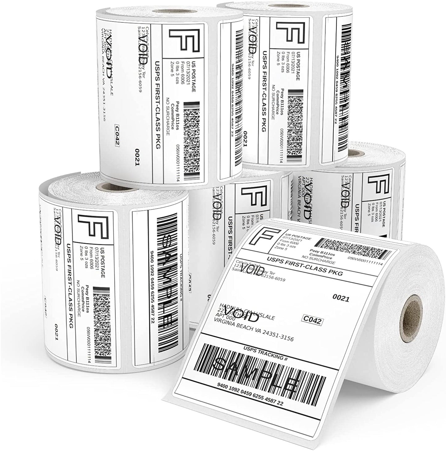 Roll-X Universal UPS Shipping Labels 6x4inch 250 Per Roll