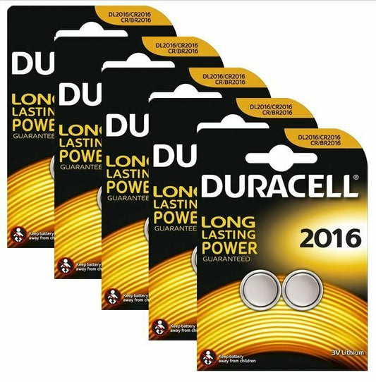 Duracell  CR2016 3V Lithium Battery Pack 2's - NWT FM SOLUTIONS - YOUR CATERING WHOLESALER