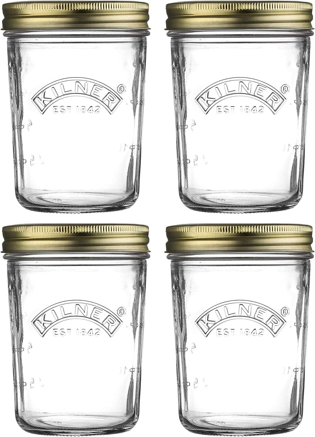 Kilner Wide Mouth Preserve Glass Jar 0.35 Litre