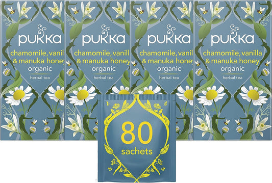 Pukka Tea Chamomile, Vanilla & Manuka Honey Envelopes 20's - NWT FM SOLUTIONS - YOUR CATERING WHOLESALER