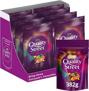 Quality Street Pouch Bag 382g - NWT FM SOLUTIONS - YOUR CATERING WHOLESALER