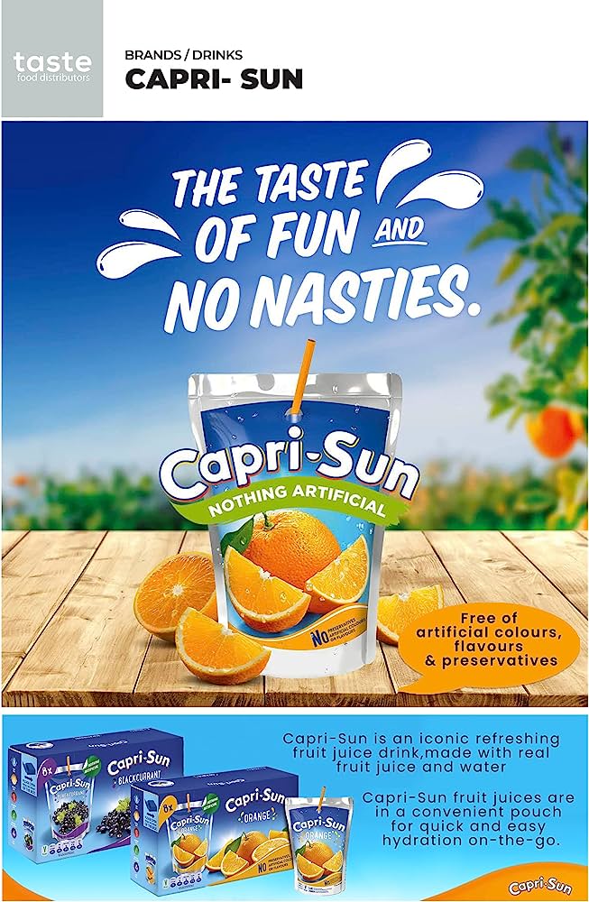 Capri-Sun Orange Juice 10x200ml