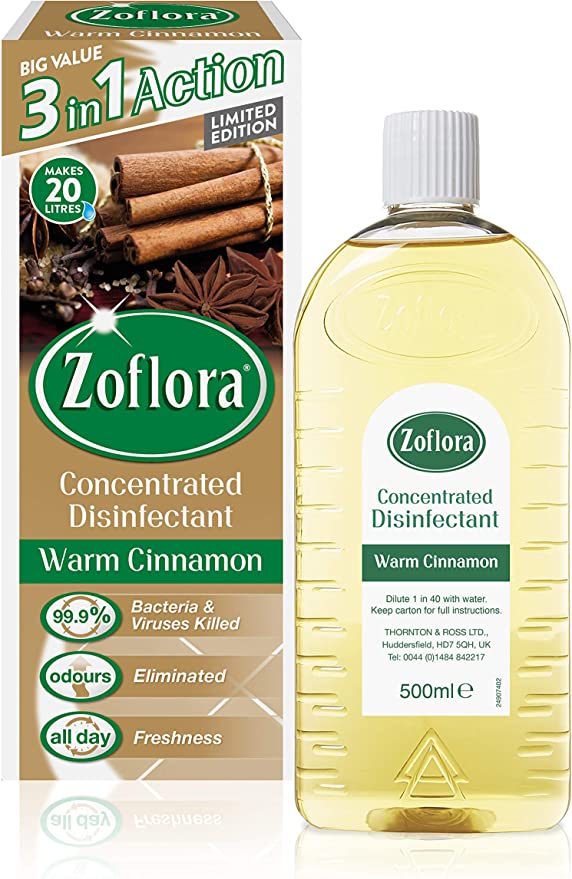 Zoflora Warm Cinnamon Disinfectant 500ml