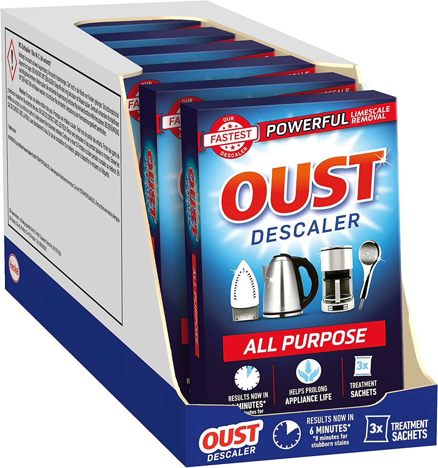 Oust All Purpose Descaler Sachets 3's