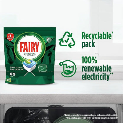 Fairy All In One Dishwasher Tablets 84's