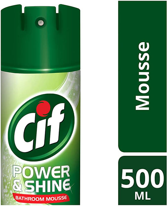 Cif Power & Shine Bathroom Mousse Citrus 500ml - NWT FM SOLUTIONS - YOUR CATERING WHOLESALER