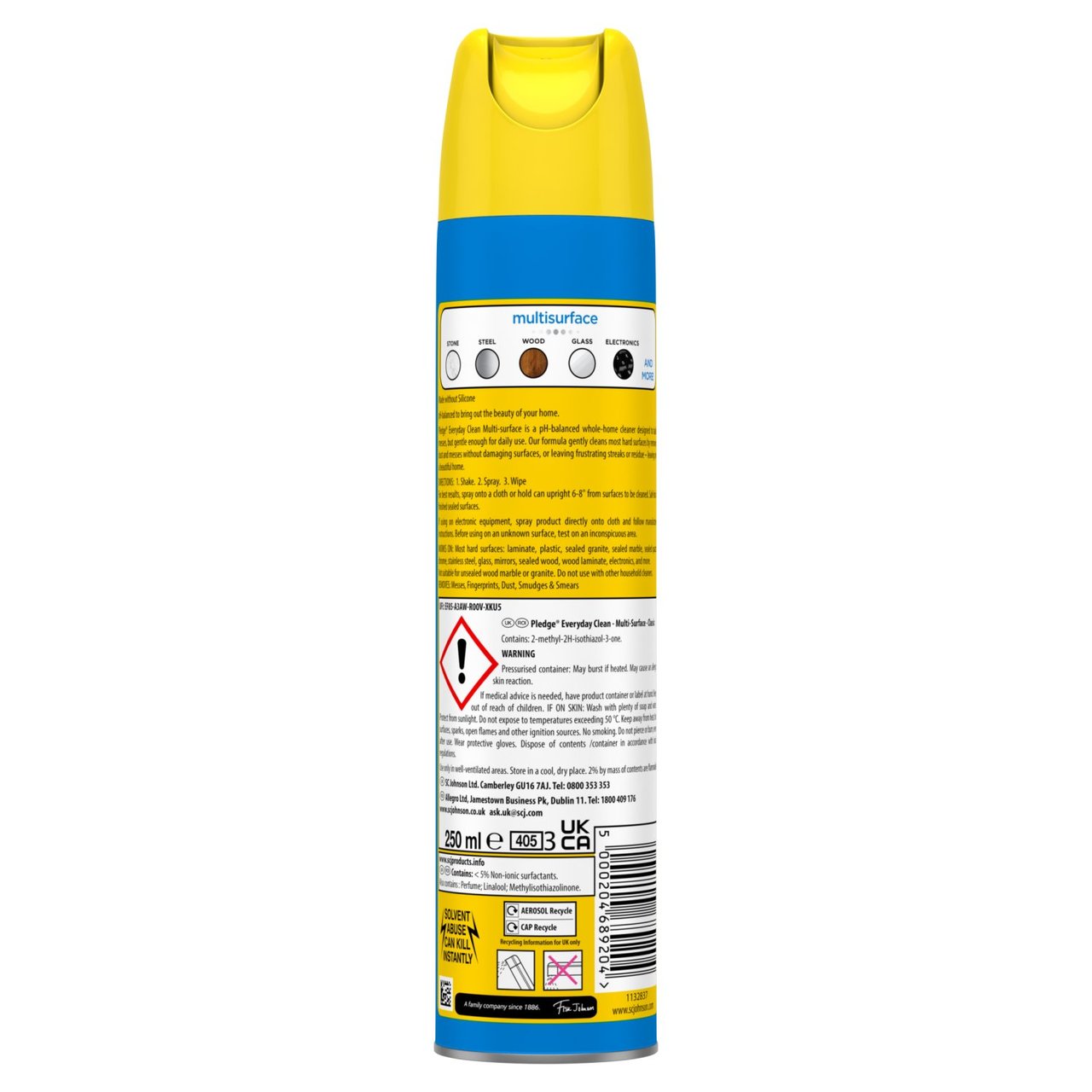 Pledge Classic Multi Surface 250ml