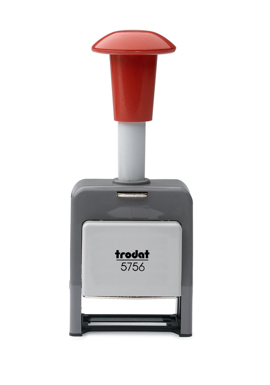 Trodat 5756/P Number Stamp Plastic 8 Adjustments 5.5mm Digits - 86621 - NWT FM SOLUTIONS - YOUR CATERING WHOLESALER