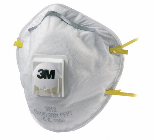 3M Cup Shaped Respirator Mask (8812) - NWT FM SOLUTIONS - YOUR CATERING WHOLESALER