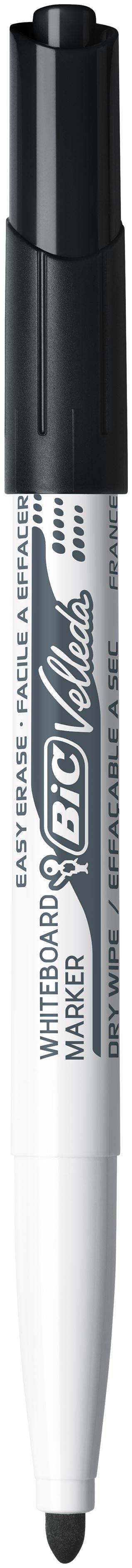Bic Velleda 1741 Whiteboard Marker Bullet Tip 1.4mm Line Black (Pack 12) - 9581711