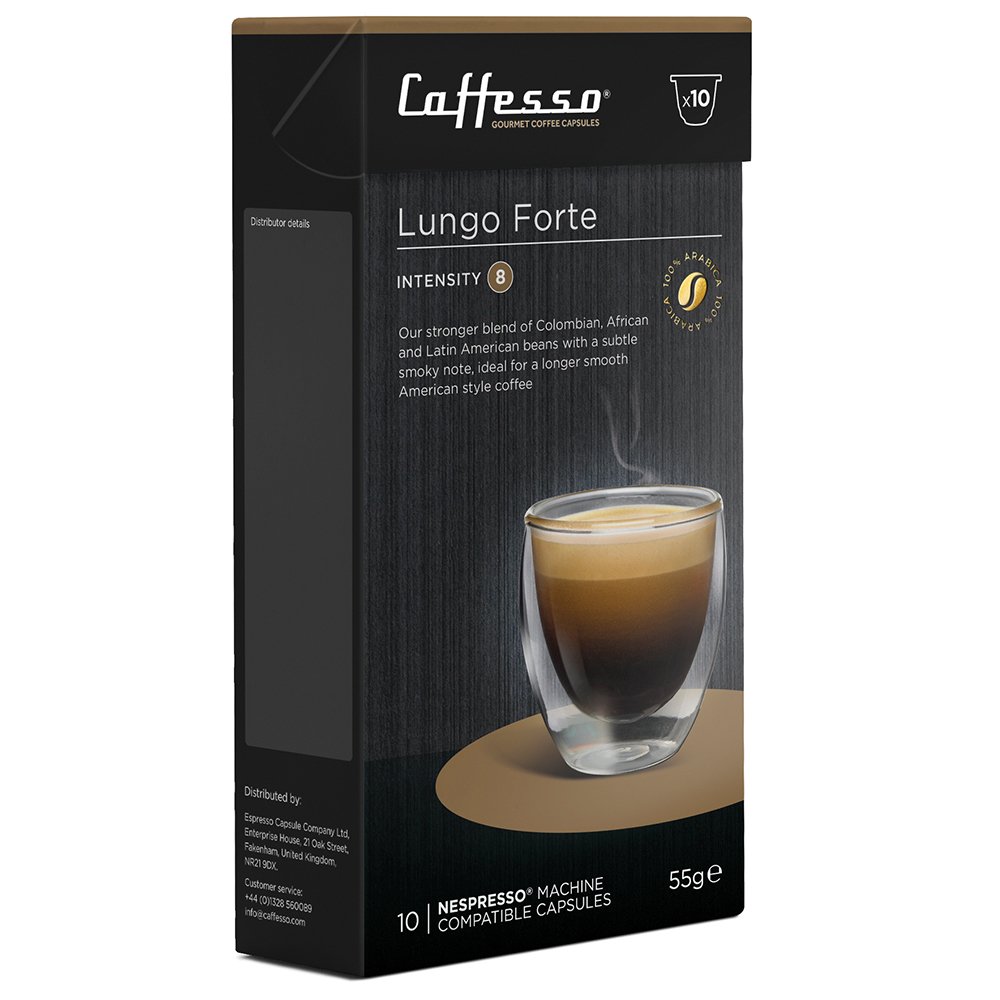 Caffesso Lungo 10's (Nespresso Compatible Pods) - NWT FM SOLUTIONS - YOUR CATERING WHOLESALER