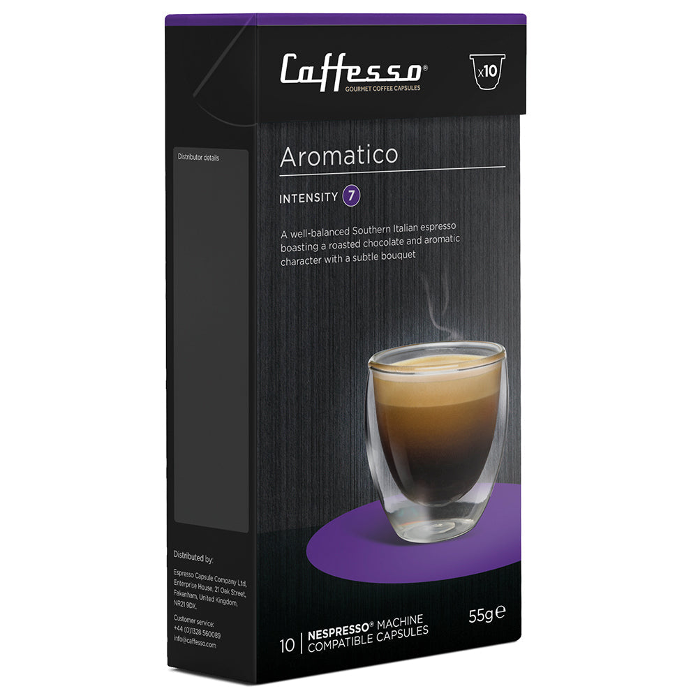Caffesso Aromatico 10's (Nespresso Compatible Pods) - NWT FM SOLUTIONS - YOUR CATERING WHOLESALER