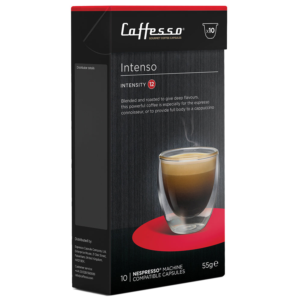 Caffesso Intenso 10's (Nespresso Compatible Pods) - NWT FM SOLUTIONS - YOUR CATERING WHOLESALER