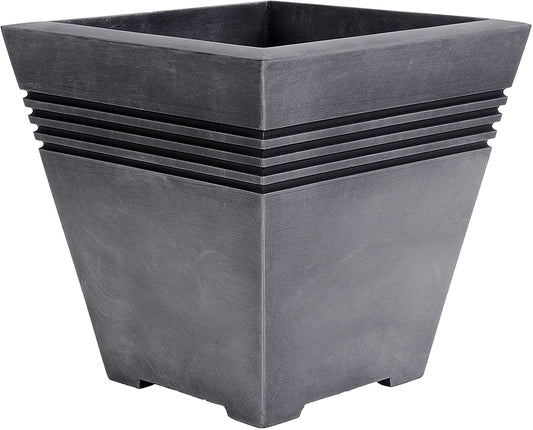 Milano Pewter 34cm Short Planter {GN705} - NWT FM SOLUTIONS - YOUR CATERING WHOLESALER