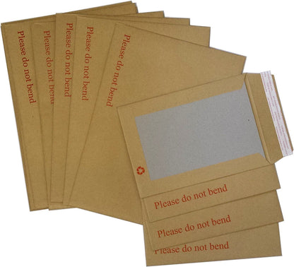 Purely Everyday C4 Manilla Peel and Seal Board Backed Envelopes 125's