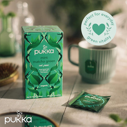Pukka Tea Mint Matcha Green Envelopes 20's