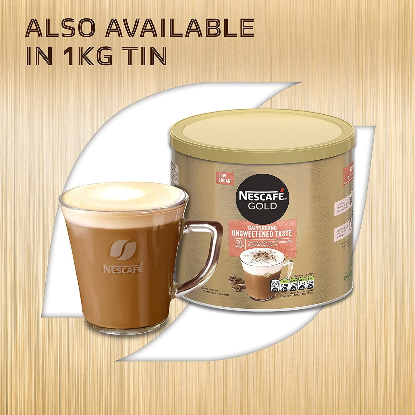 NESCAFE® GOLD Cappuccino Unsweetened Sachets 50 x 14.2g