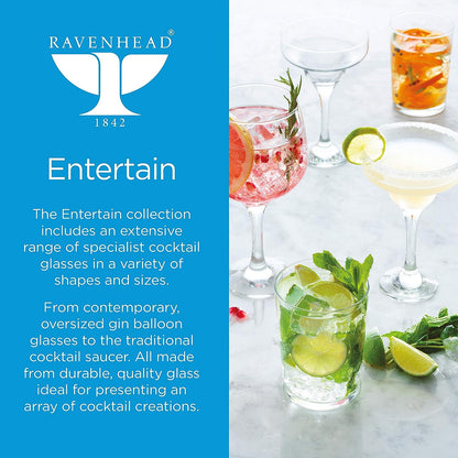 Ravenhead Entertain Cocktail Glasses 240ml Pack 2's