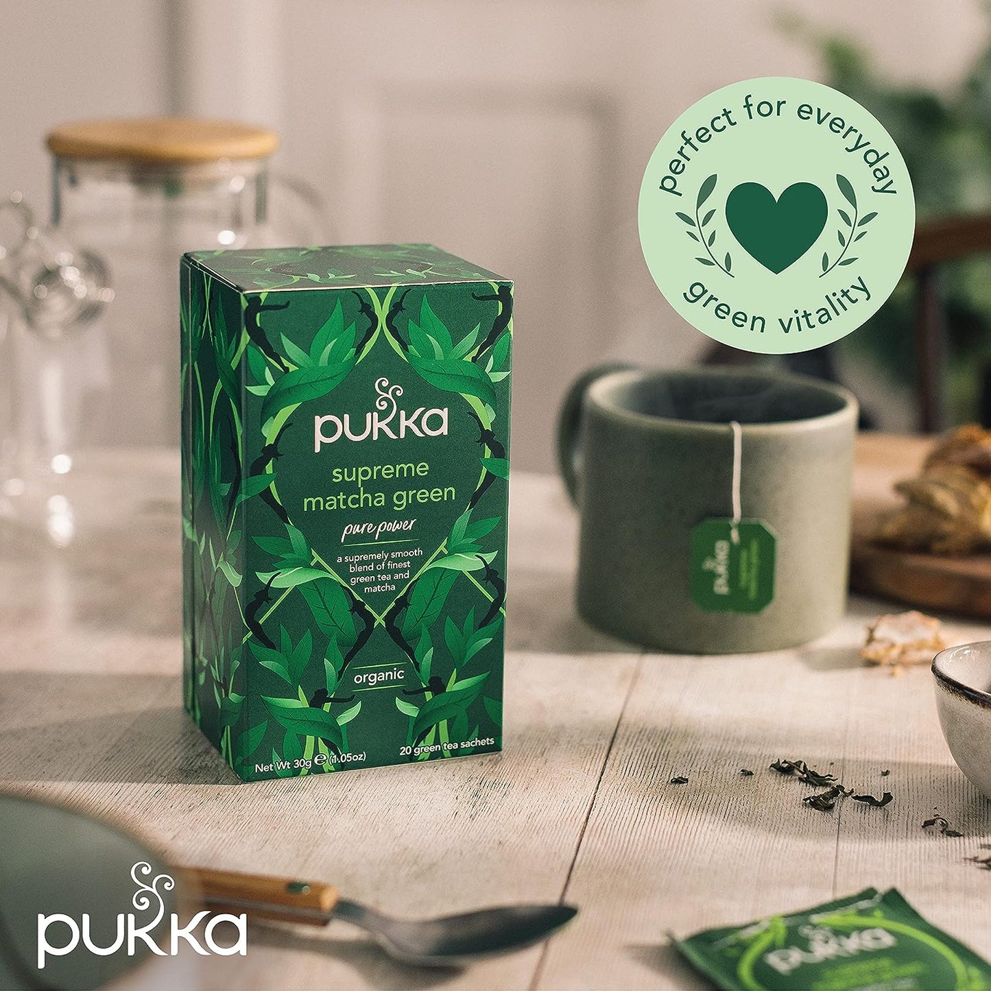 Pukka Tea Supreme Matcha Green Envelopes 20's