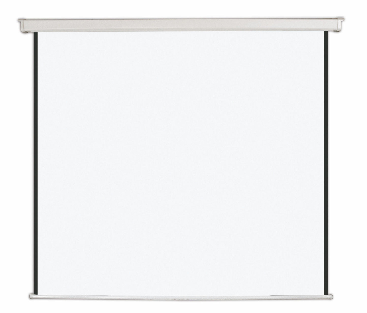 Bi-Office Wall Projection Screen 1500x1500mm Black Border White Housing - 9D006030 - NWT FM SOLUTIONS - YOUR CATERING WHOLESALER