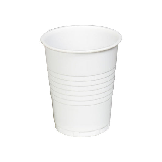 9oz Plastic Vending Cups White 100's - NWT FM SOLUTIONS - YOUR CATERING WHOLESALER