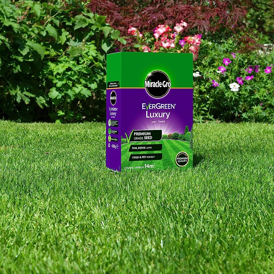 Miracle-Gro Evergreen Luxury Grass Seed 420g