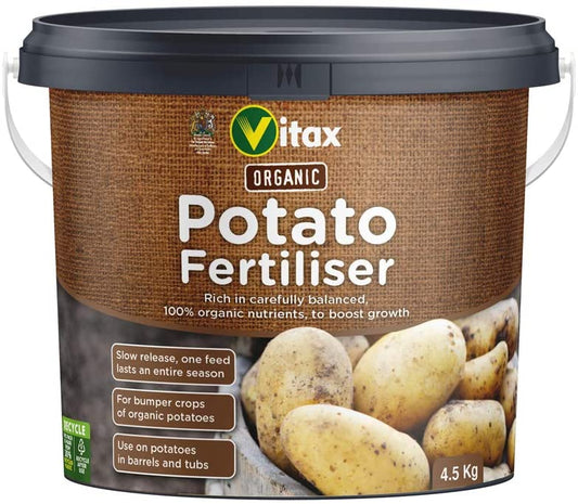 Vitax Organic Potato Fertiliser 4.5KG Tub - NWT FM SOLUTIONS - YOUR CATERING WHOLESALER