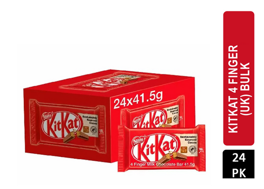 KitKat 4 Finger Pack 24's - NWT FM SOLUTIONS - YOUR CATERING WHOLESALER