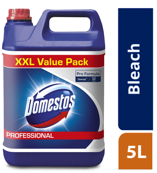 Domestos Professional Original Bleach 5 Litre - NWT FM SOLUTIONS - YOUR CATERING WHOLESALER