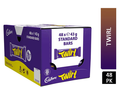 Cadbury Twirl Pack 48's - NWT FM SOLUTIONS - YOUR CATERING WHOLESALER