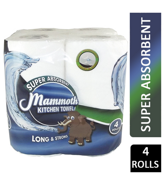 Mammoth Kitchen Paper Towel 4 Pack - NWT FM SOLUTIONS - YOUR CATERING WHOLESALER