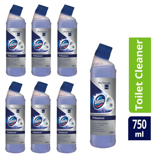 Domestos Professional Toilet Cleaner &  Limescale Remover 750ml - NWT FM SOLUTIONS - YOUR CATERING WHOLESALER