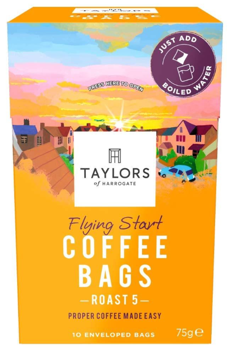 Taylors of Harrogate Flying Start Coffee Bags Pack 10s