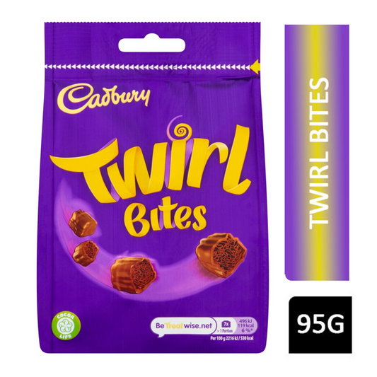 Cadbury Twirl Bites 95g - NWT FM SOLUTIONS - YOUR CATERING WHOLESALER