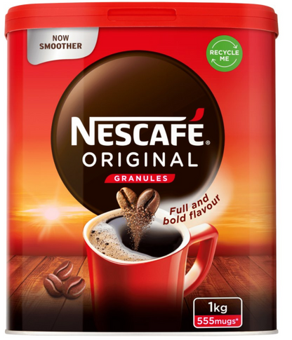 Nescafe Original Coffee Granules 1kg - NWT FM SOLUTIONS - YOUR CATERING WHOLESALER