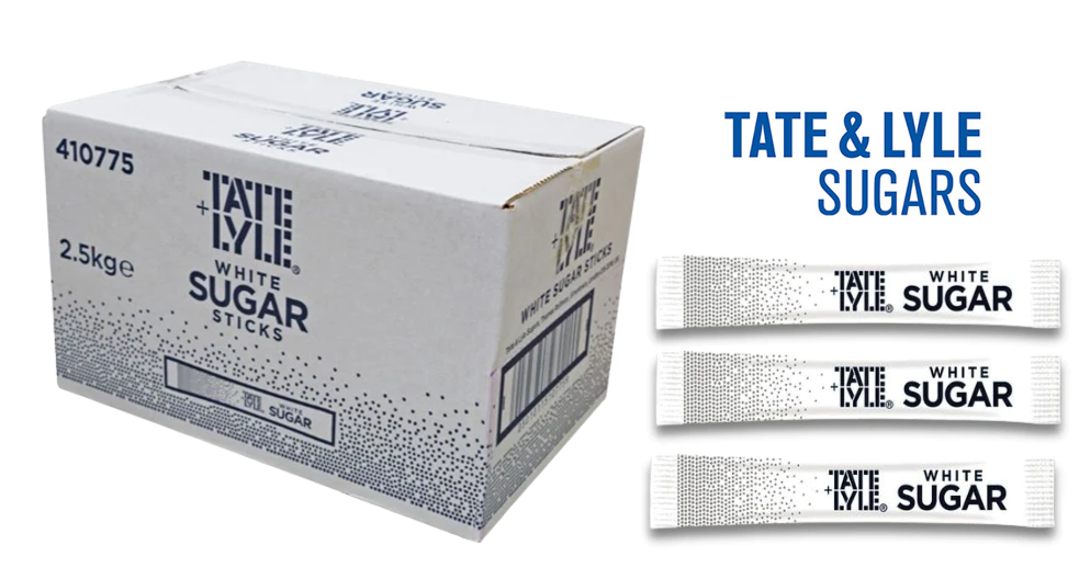 Tate & Lyle White Sugar Sticks 1000's