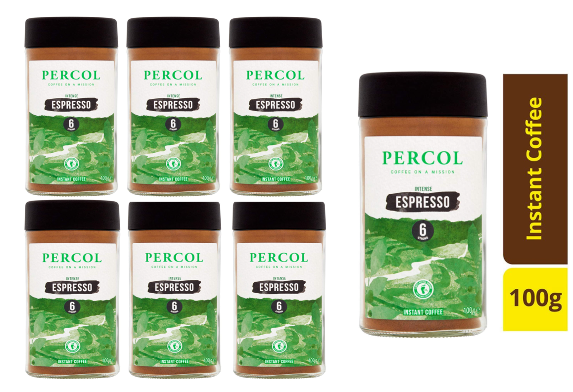 Percol Espresso Noir Instant Coffee 100g - NWT FM SOLUTIONS - YOUR CATERING WHOLESALER