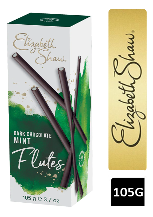 Elizabeth Shaw Dark Chocolate Mint Flutes 105g - NWT FM SOLUTIONS - YOUR CATERING WHOLESALER