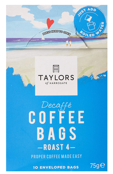Taylors of Harrogate Decaf Coffee Bags Pack 10s