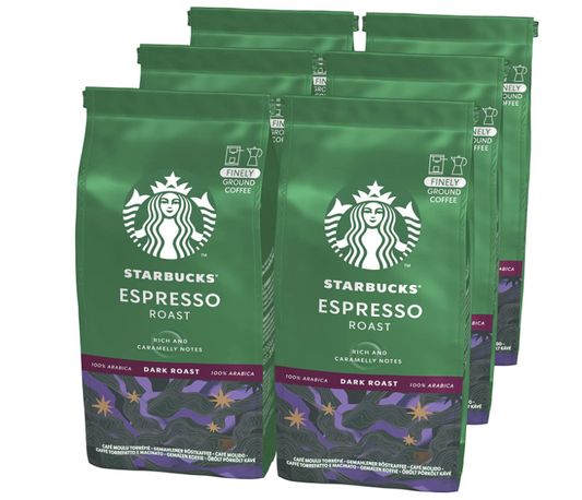Starbucks Espresso Roast Dark Roast FILTER Coffee 200g - NWT FM SOLUTIONS - YOUR CATERING WHOLESALER