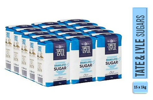 Tate & Lyle Granulated Fairtrade Sugar 15x1kg