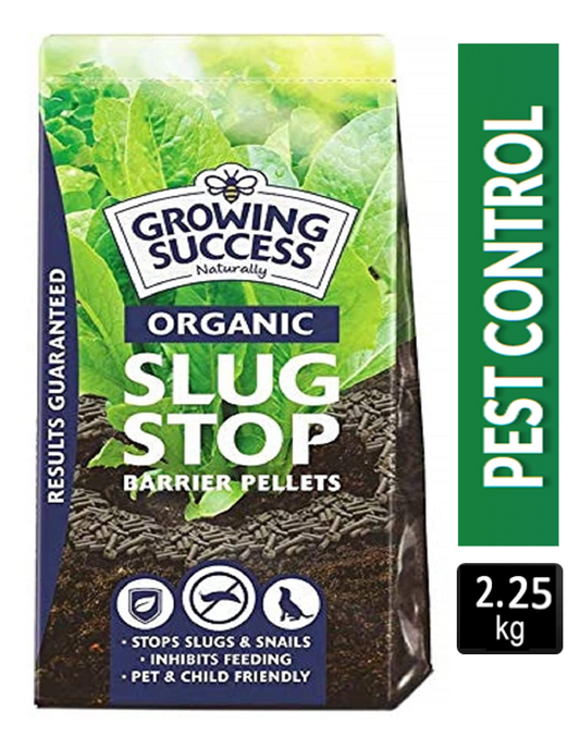 Growing Success Organic Slug Stop Pellets 2.25kg - NWT FM SOLUTIONS - YOUR CATERING WHOLESALER
